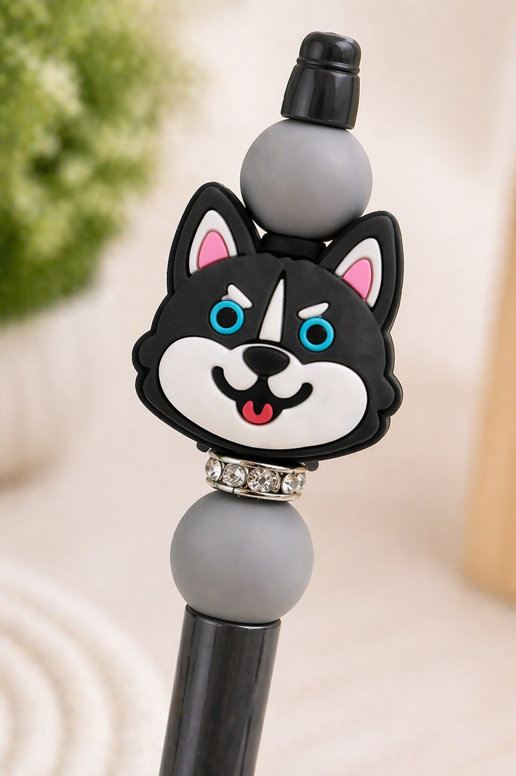 cute desk gift beaded pen set aesthetic office accessory