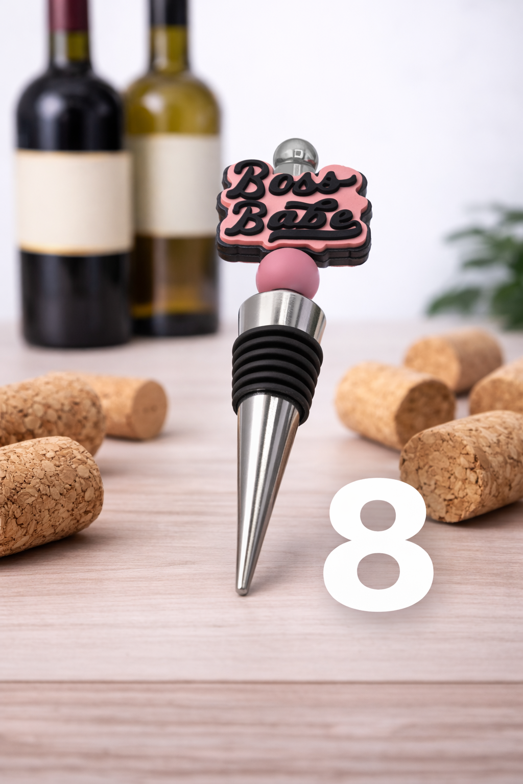Retro Wine Bottle Stopper – Colorful Vintage Style Wine Plug | Leak Proof Reusable Bar Accessory | Gift for Wine Lovers