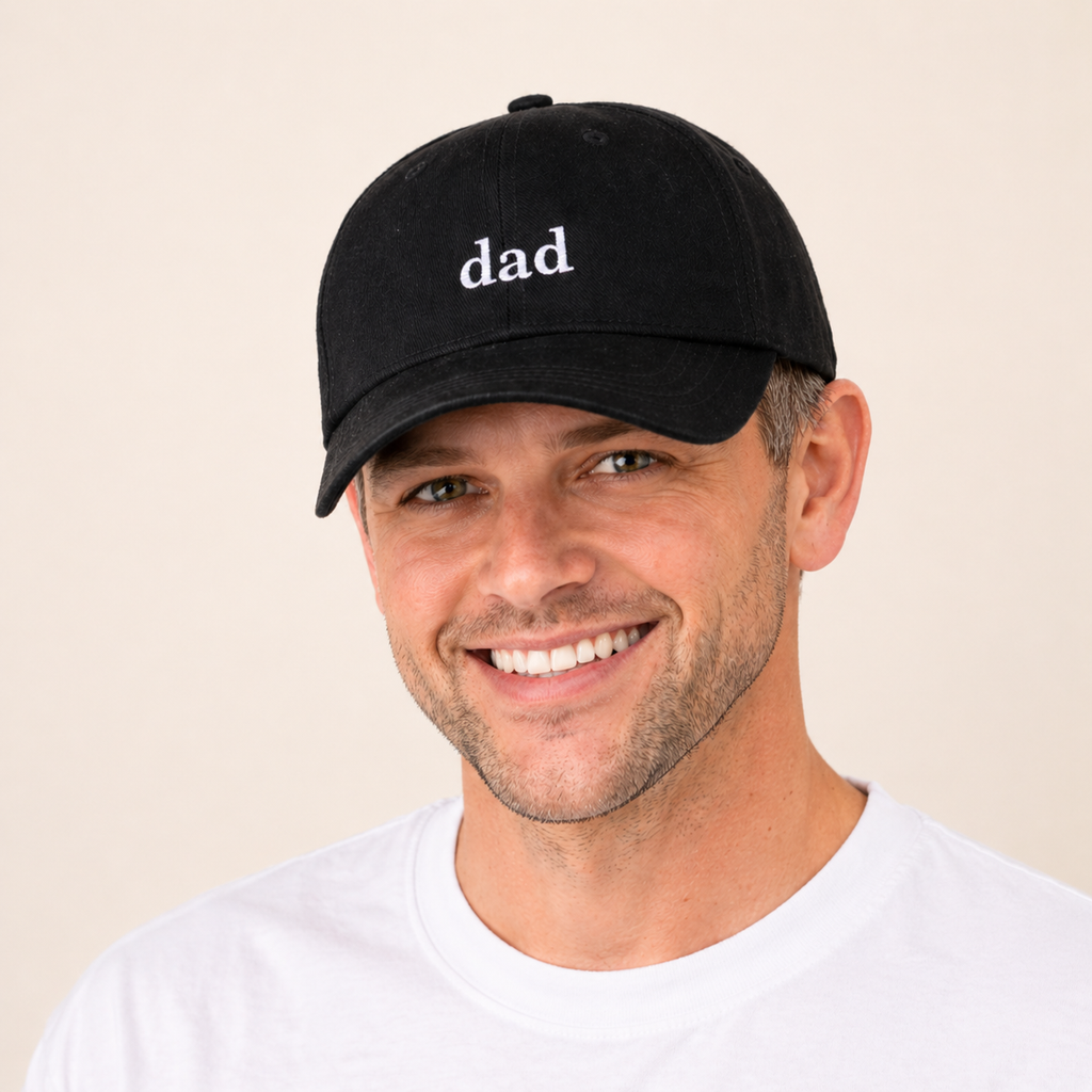 Mom & Dad Matching Hats – Embroidered Couple Caps