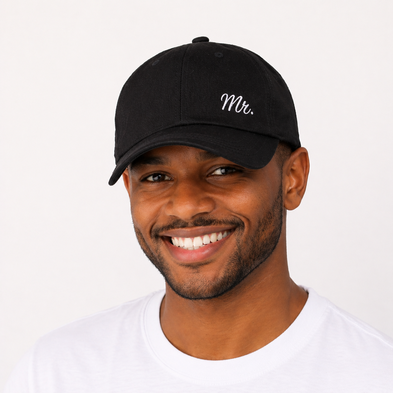 Mr & Mrs Matching Hats – Embroidered Couple Caps