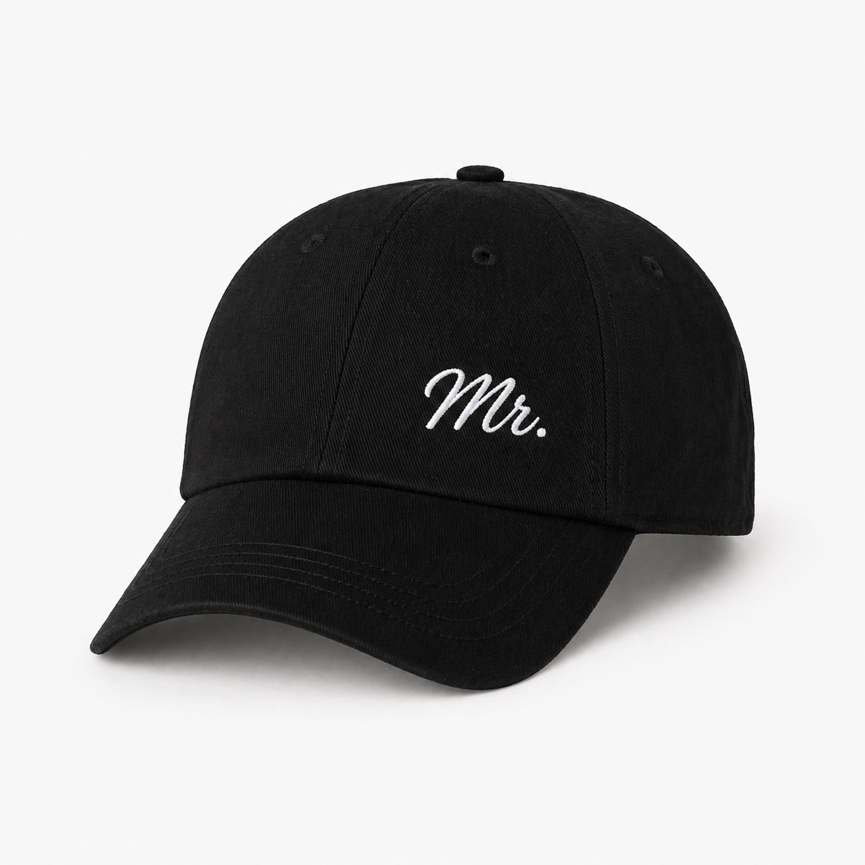 Mr & Mrs Matching Hats – Embroidered Couple Caps