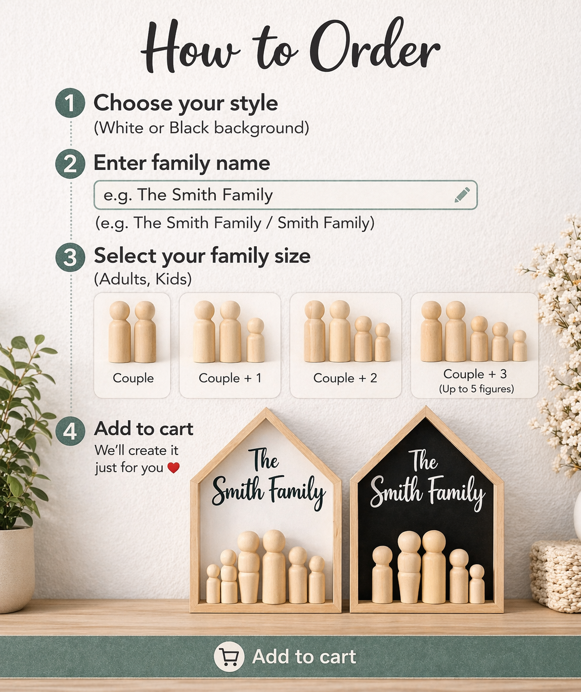 family name wall decor house sign modern farmhouse style