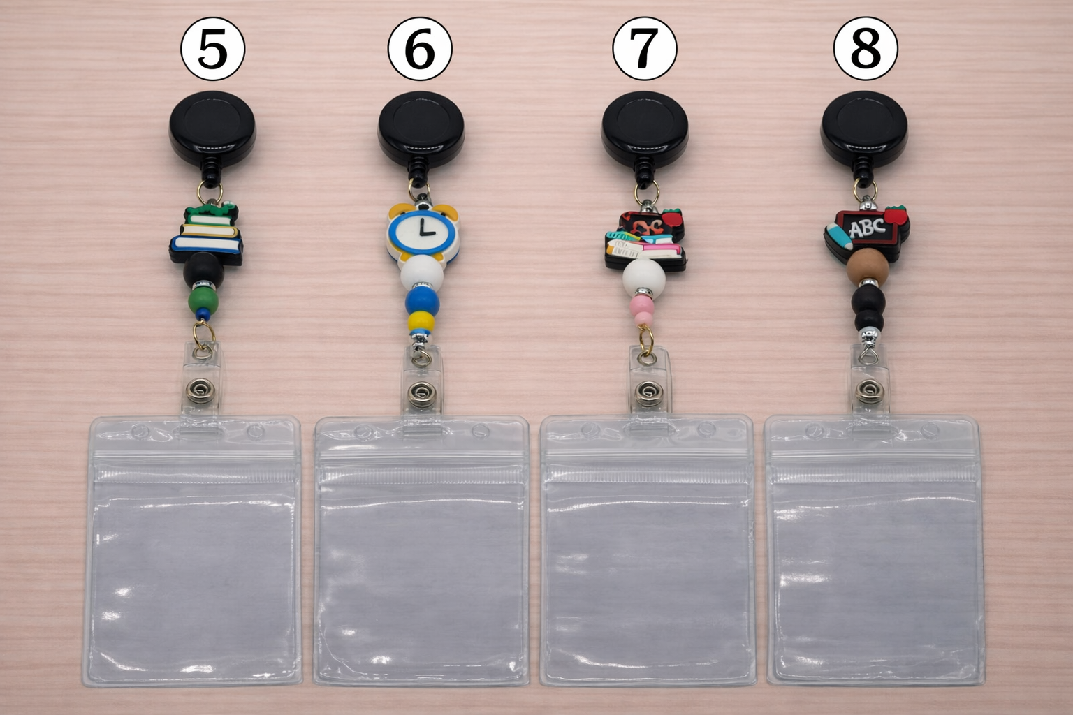 cute teacher badge holder
