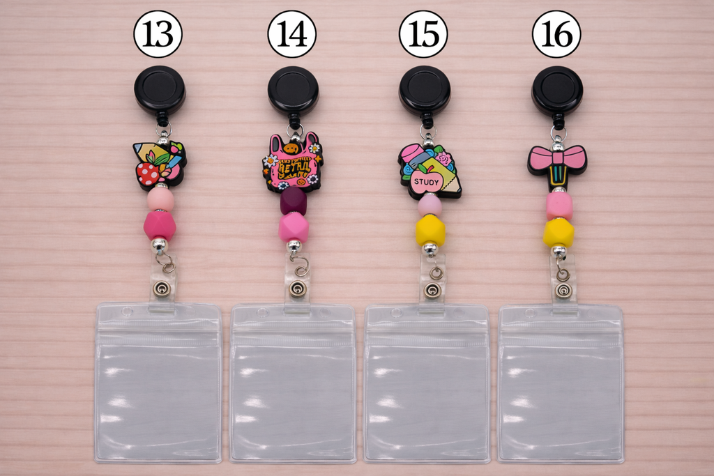 teacher badge reel cute