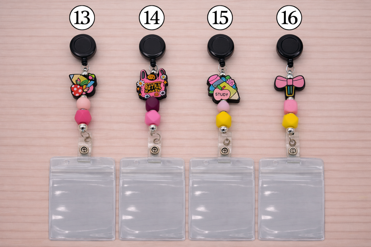 teacher badge reel cute